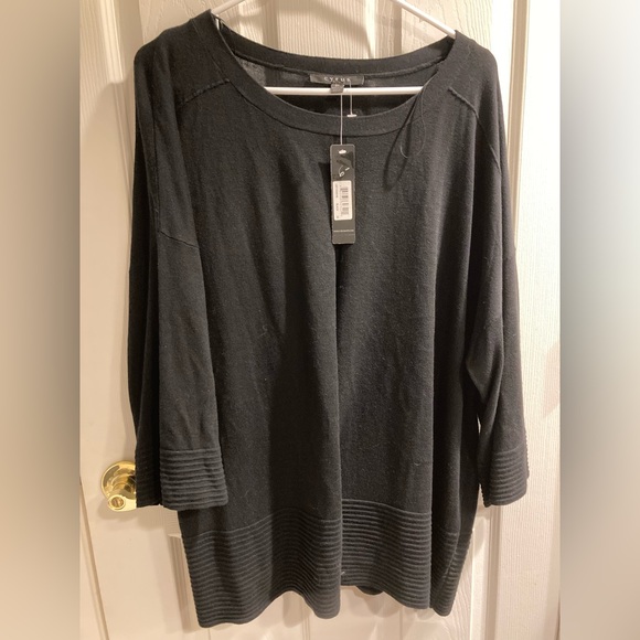 Cyrus black tunic with 3/4 sleeves.  New.  Size 3x - Picture 1 of 9